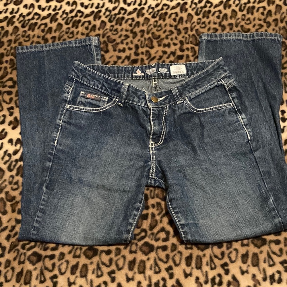 GUC Lapco FR Jeans Women's FR Modern Fit Jeans Boot Cut Leg Women’s Size 6 Short